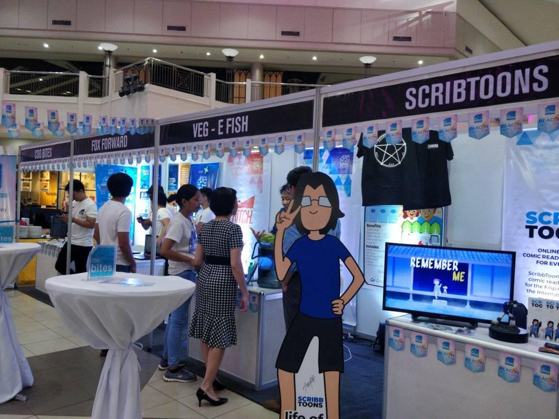 CDO BITES, Fox Forward, Veg E-Fish and Scribtoons Kiosks Exhibit