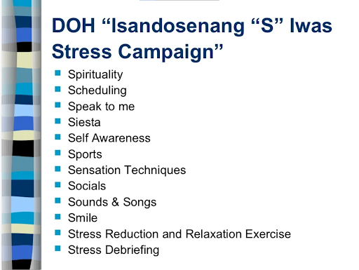 The 12 “S” for Stress Management